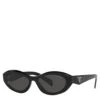 Prada Irregular Acetate Sunglasses - Black 2 Prada Irregular Acetate Sunglasses - Black -RIVE IS Clothing Shop VLGL7 SQ2 0000000004 BLACK SLa