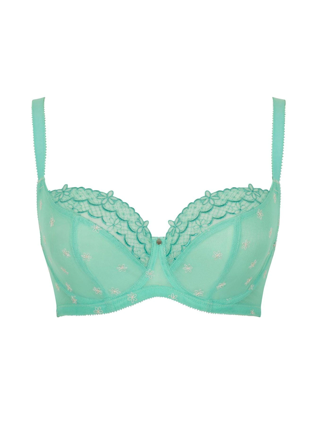 Cleo By Panache Cleo Blossom Balconnet Bra - Green 6 Cleo By Panache Cleo Blossom Balconnet Bra - Green - Image 4