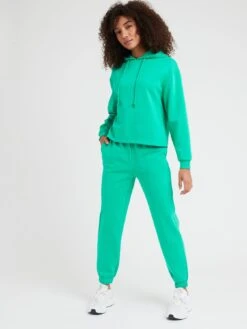 PIECES Chilli Long Sleeve Hoodie - Green -RIVE IS Clothing Shop VLKHI SQ3 0000000047 GREEN MDo