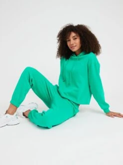 PIECES Chilli High Waist Sweat Pant - Green -RIVE IS Clothing Shop VLKJN SQ4 0000000047 GREEN MDd