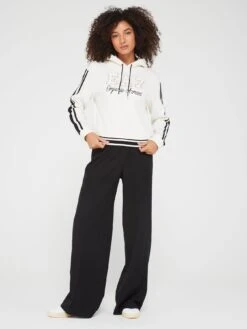 EA7 Emporio Armani EA7 Varsity Logo Hoodie - Cream -RIVE IS Clothing Shop VLVXL SQ5 0000000067 CREAM MDd1