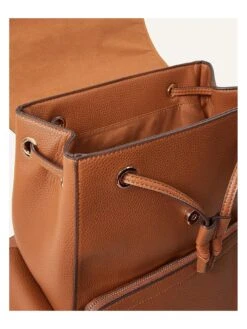 Accessorize Multi Pocket Laptop Backpack -RIVE IS Clothing Shop VLY58 SQ5 0000000143 BROWN SLi