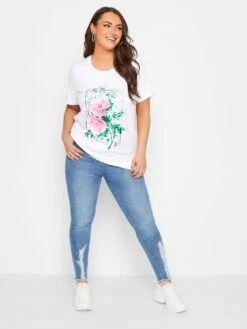 Yours Foil Printed T-shirt - White -RIVE IS Clothing Shop VM04O SQ3 0000000013 WHITE MDo