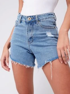 Brave Soul Acid Wash Denim Shorts -RIVE IS Clothing Shop VM0JS SQ5 0000000020 BLUE MDd1