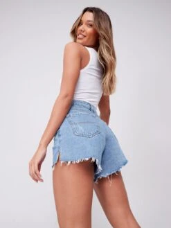 Brave Soul Acid Wash Denim Shorts -RIVE IS Clothing Shop VM0JS SQ6 0000000020 BLUE MDd2