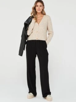 Vero Moda Alva High Waist Loose Pant - Black -RIVE IS Clothing Shop VM1TI SQ3 0000000004 BLACK MDo
