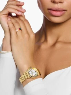 Thomas Sabo Ladies Rainbow Watch -RIVE IS Clothing Shop VM6TB SQ3 0000000036 GOLD MDd