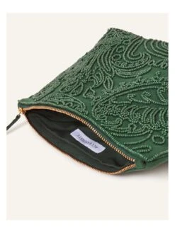 Accessorize Large Beaded Pouch -RIVE IS Clothing Shop VM6W9 SQ4 0000000047 GREEN SLd