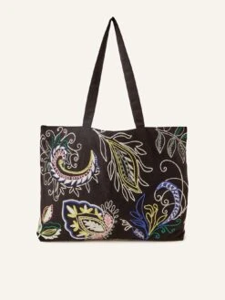 Accessorize Paisley Embroidered Shopper