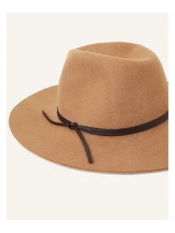 Accessorize Wool Fedora Hat -RIVE IS Clothing Shop VM70S SQ4 0000000143 BROWN SLd1