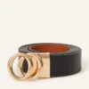 Accessorize Reversible Black And Tan Belt