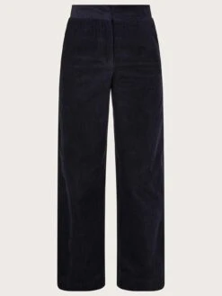Monsoon Cord Wide Leg Suit Trousers - Blue -RIVE IS Clothing Shop VM7KK SQ4 0000000020 BLUE MDd