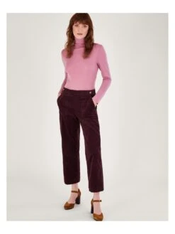 Monsoon Harper Cord Trousers - Purple -RIVE IS Clothing Shop VM7KM SQ3 0000000039 PURPLE MDo