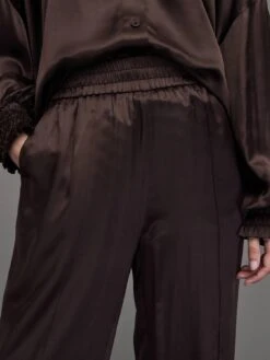 AllSaints Charli Trousers - Warm Cacao Brown -RIVE IS Clothing Shop VM9VC SQ4 0000000143 BROWN MDd