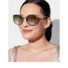 Katie Loxton Round Sunglasses - Khaki 1 Katie Loxton Round Sunglasses - Khaki -RIVE IS Clothing Shop VMC33 SQ1 0000000143 BROWN SLf