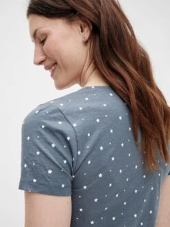 Mamalicious Maternity Mira Star Jersey Night Dress - Grey -RIVE IS Clothing Shop VMCS2 SQ4 0000000005 GREY MDd