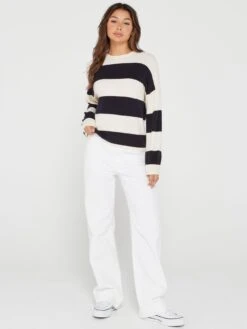 Only Atia Stripe Knit Jumper - Black/White -RIVE IS Clothing Shop VMDCC SQ3 0000000029 MULTI MDo