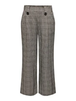 Only Sania Wide Leg Jacquard Trouser - Grey -RIVE IS Clothing Shop VMDCI SQ5 0000000143 BROWN MDd1