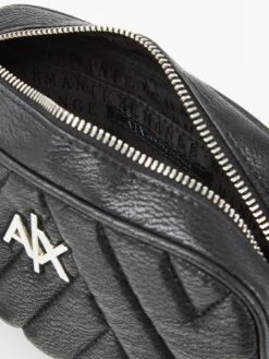 Armani Exchange Quilted Camera Bag - Black -RIVE IS Clothing Shop VMDDD SQ5 0000000004 BLACK SLi