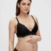 Mamalicious Maternity Zenina Lace Nursing Bra - Black