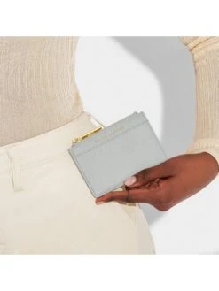 Katie Loxton Cleo Coin Purse & Card Holder - Cool Grey -RIVE IS Clothing Shop VME5W SQ4 0000000005 GREY SLd1