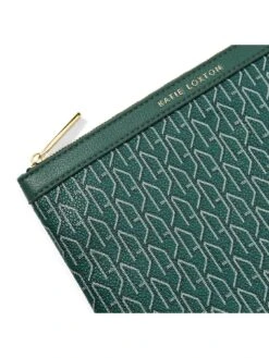 Katie Loxton Signature Pouch - Teal Green 9 Katie Loxton Signature Pouch - Teal Green -RIVE IS Clothing Shop VME6B SQ3 0000000047 GREEN SLd