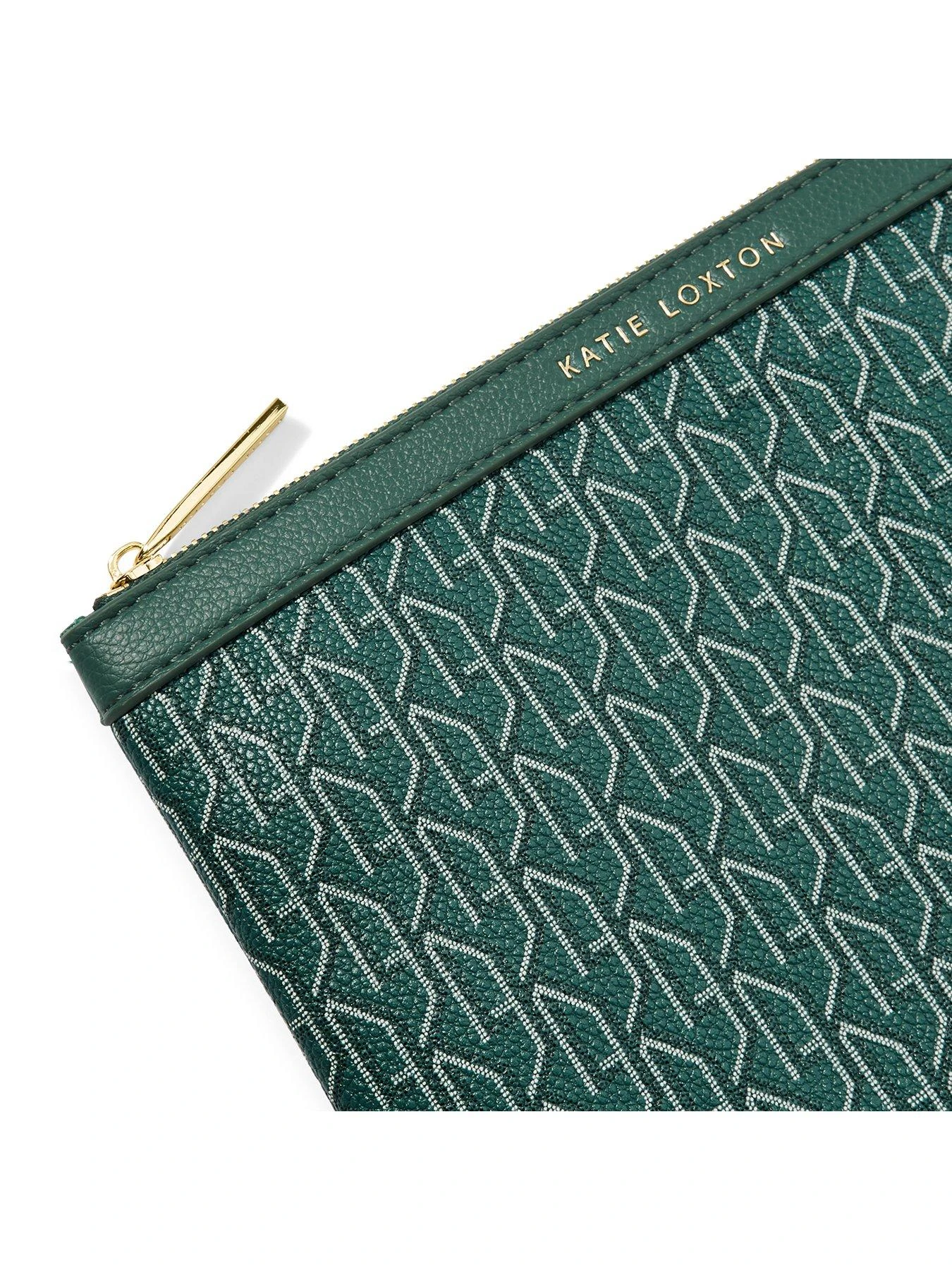 Katie Loxton Signature Pouch - Teal Green 5 Katie Loxton Signature Pouch - Teal Green - Image 3