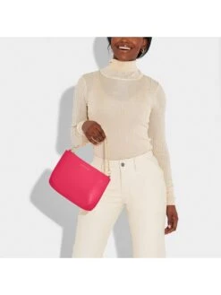 Katie Loxton Astrid Chain Clutch - Fuchsia 10 Katie Loxton Astrid Chain Clutch - Fuchsia -RIVE IS Clothing Shop VME6I SQ4 0000000063 PINK SLd