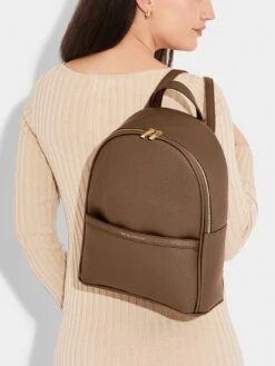 Katie Loxton Cleo Large Backpack - Mink -RIVE IS Clothing Shop VME8P SQ4 0000000143 BROWN SLd