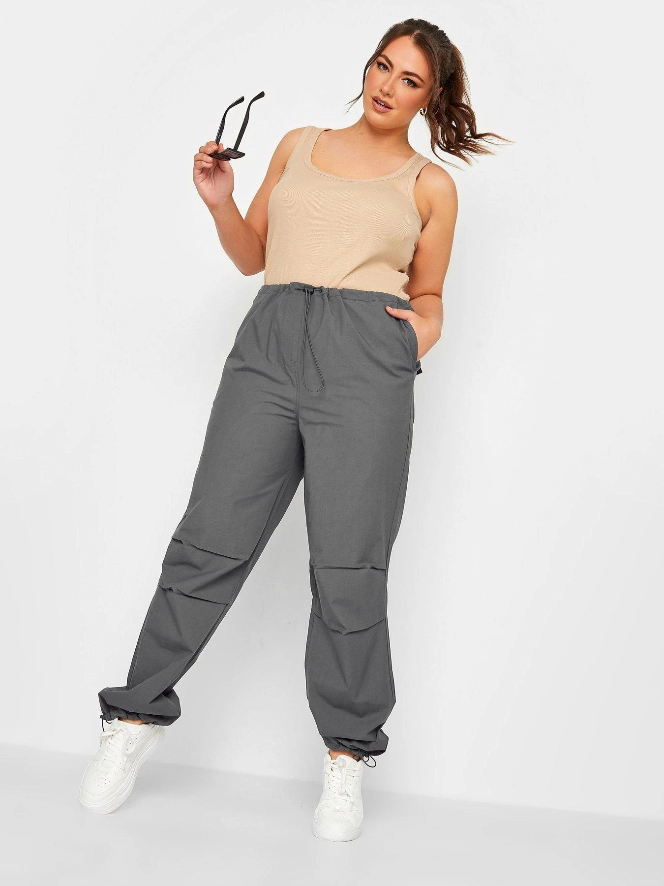 Yours Parachute Cargo Trouser - Grey 4 Yours Parachute Cargo Trouser - Grey - Image 2