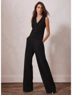 Mint Velvet Straight Trouser -RIVE IS Clothing Shop VMLX3 SQ4 0000000004 BLACK MDd