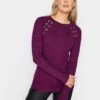 Long Tall Sally Plum Eyelet Jumper -RIVE IS Clothing Shop VMQEM SQ1 0000000039 PURPLE MDf