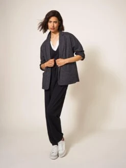 White Stuff Lainey Jersey Jumpsuit - Black -RIVE IS Clothing Shop VN6CG SQ3 0000000004 BLACK MDo