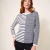 White Stuff Cassie Stripe T-shirt - Navy