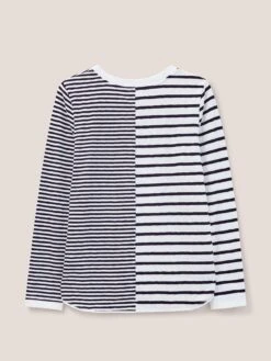 White Stuff Cassie Stripe T-shirt - Navy -RIVE IS Clothing Shop VN6E7 SQ5 0000000048 NAVY MDd1