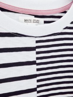White Stuff Cassie Stripe T-shirt - Navy -RIVE IS Clothing Shop VN6E7 SQ6 0000000048 NAVY MDd2