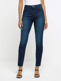 River Island Slim Jeans - Dark Denim