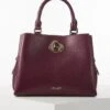 Luella Grey Margaux Grab Handle Crossbody - Damson