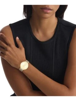 Calvin Klein Women's Calvin Klein Mesh Bracelet Watch 11 Calvin Klein Women's Calvin Klein Mesh Bracelet Watch -RIVE IS Clothing Shop VN8WG SQ5 0000000036 GOLD SLd1