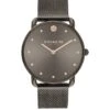 COACH Ladies Elliot Rose Grey IP Mesh Watch