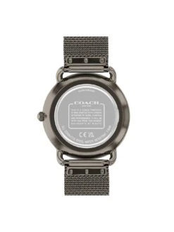 COACH Ladies Elliot Rose Grey IP Mesh Watch -RIVE IS Clothing Shop VN8WN SQ3 0000000005 GREY MDd