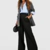 Boohoo Straight Leg Tailored Trousers - Black -RIVE IS Clothing Shop VN93A SQ1 0000000004 BLACK MDf