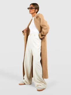 Boohoo Straight Leg Tailored Trousers - Cream -RIVE IS Clothing Shop VN93B SQ3 0000000067 CREAM MDo
