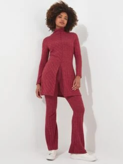 Joe Browns Relax Jersey Pants - Berry -RIVE IS Clothing Shop VNE5R SQ3 0000000017 RED MDo