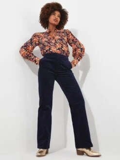 Joe Browns Marvellous Moleskin Trousers - Navy