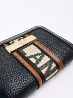 River Island Webbing Mini Purse - Black -RIVE IS Clothing Shop VNFH2 SQ4 0000000004 BLACK SLd