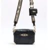 River Island Embossed Trunk Bag - Black -RIVE IS Clothing Shop VNFHK SQ1 0000000004 BLACK SLf