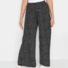 Long Tall Sally Mono Spot Extra Wide Culotte