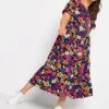 Yours Throw On Dress Hyper Floral