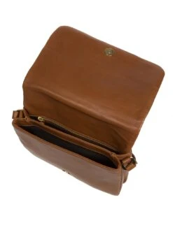 Pure Luxuries London Ella Nappa Leather Cross Body Bag - Chestnut  -RIVE IS Clothing Shop VNHS4 SQ4 0000000143 BROWN SLd